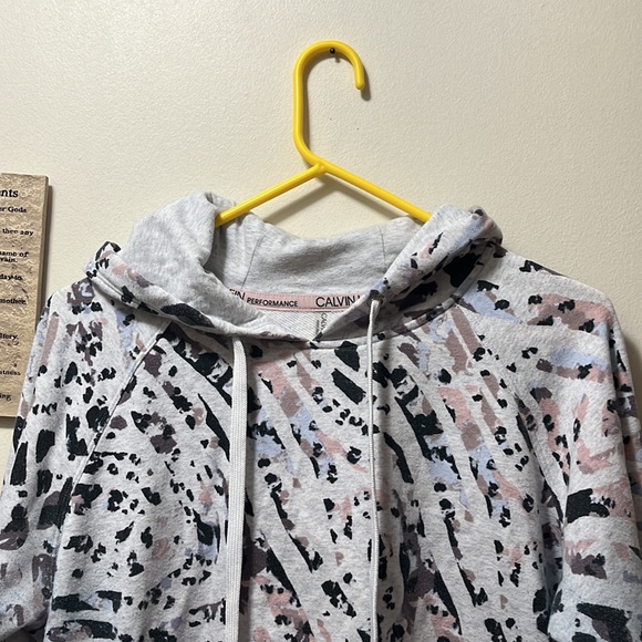 Calvin Klein crop top hoodie long sleeve size L womens - Picture 3 of 7